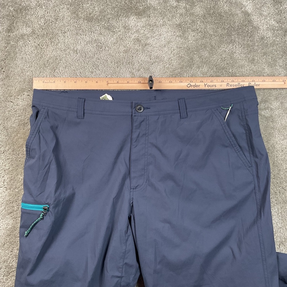 REI Co-op Hiking Pants Mens 42x32 Blue Gray Excellent Performance Trail Trousers - Picture 6 of 9